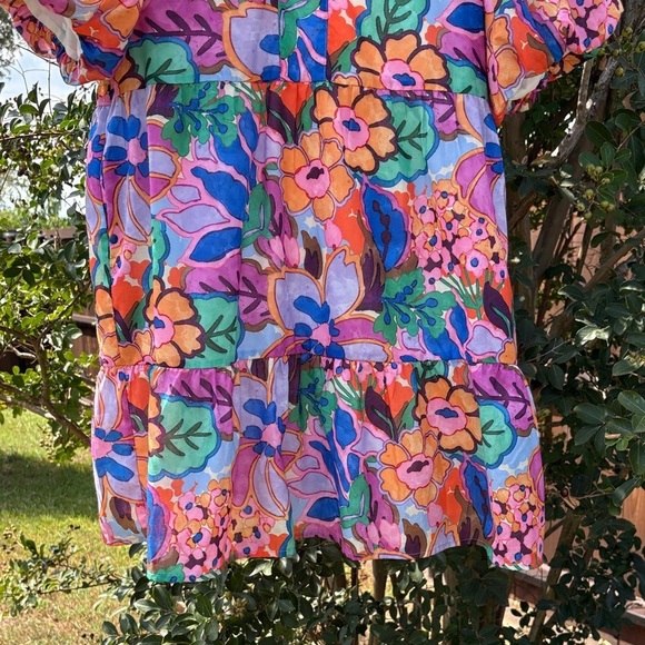 THML Multicolor Abstract Dress - Picture 6 of 8